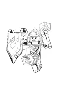 LEGO Nexo Knights kleurplaat 28